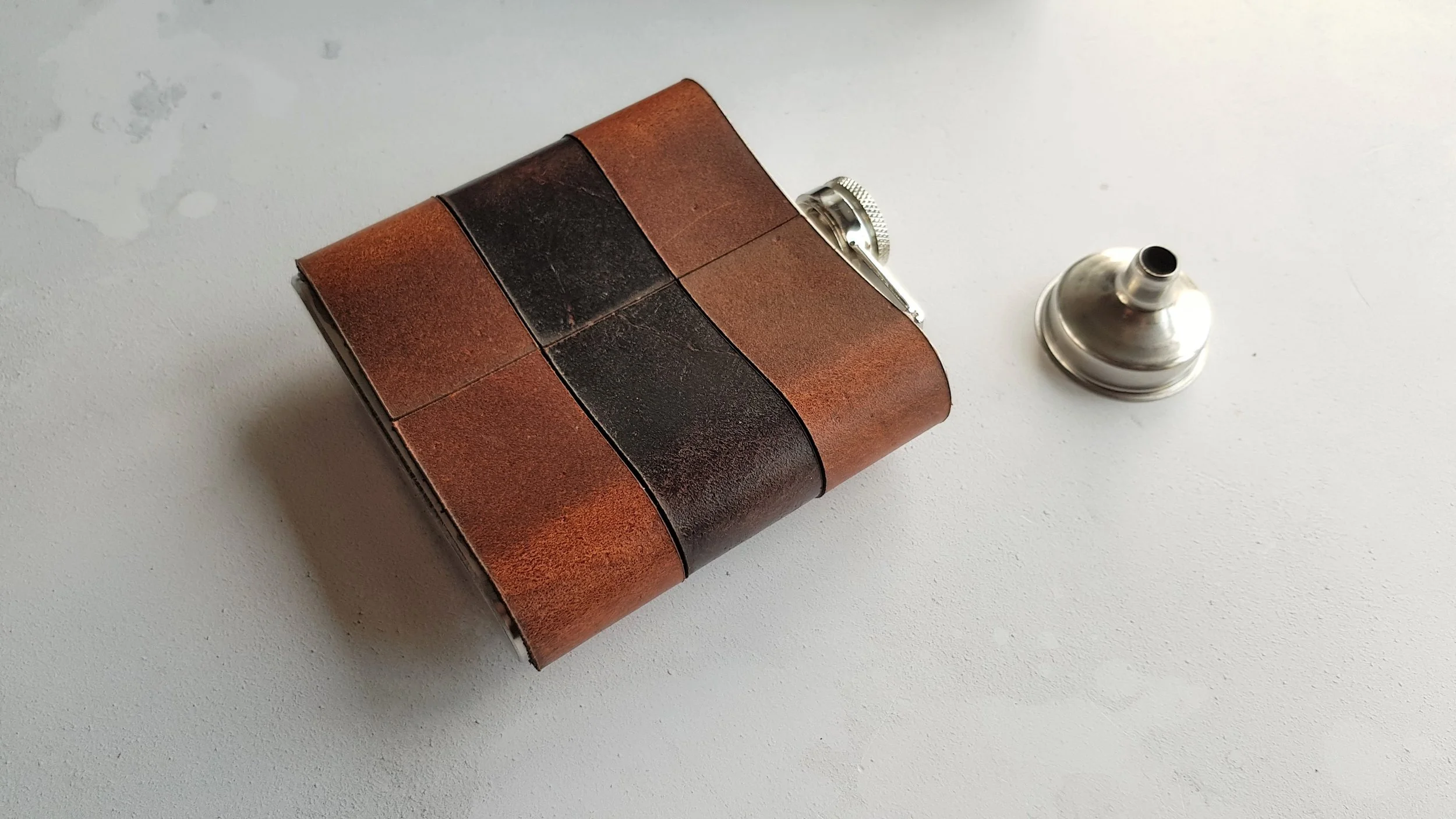 Personalised Leather Hip Flask - From £30 - HÔRD©