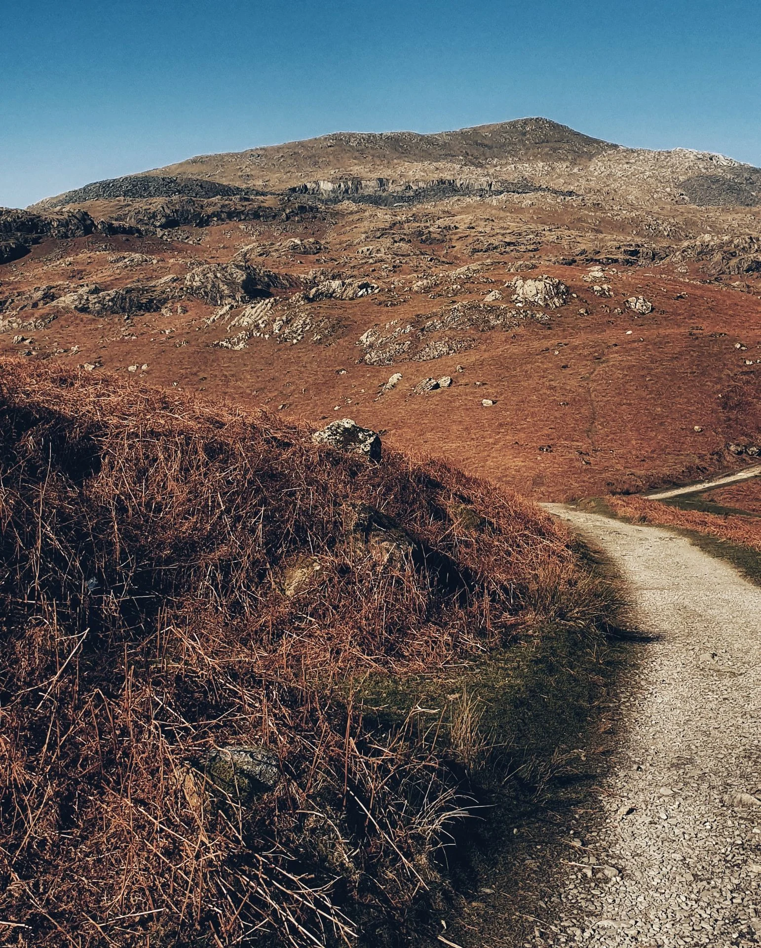 The path from Walna Scar Car Park