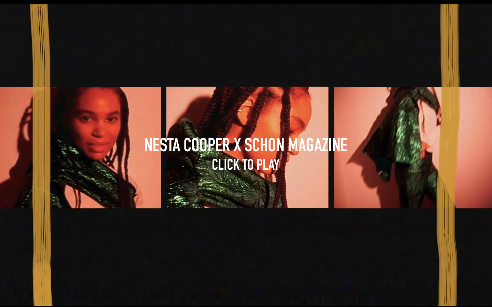 Nesta Cooper x Schon Magazine