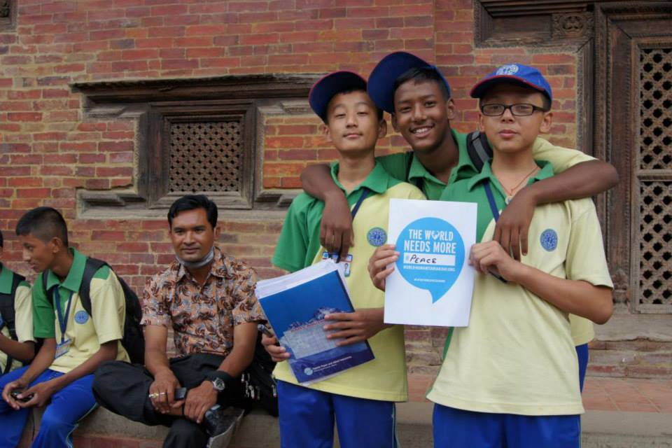 nepal -school children participating in whd at patan durbar square nepal.jpg