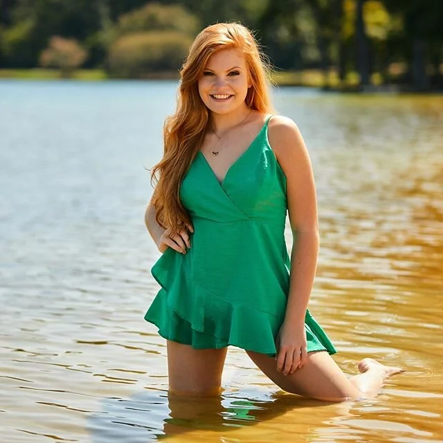 Get you a red headed leprechaun to photograph. 💚☘️ #jpylesenior #redhead #ginger #leprechaun #stpatricksday #washyourhands in #robinlake #callawaygardens #jpyleseniore #seniorpictures