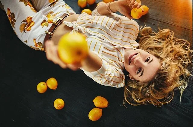 Orange you glad you can get #VitaminC from  lemons too. 🍋 😉 #jpylesenior #classof2021
