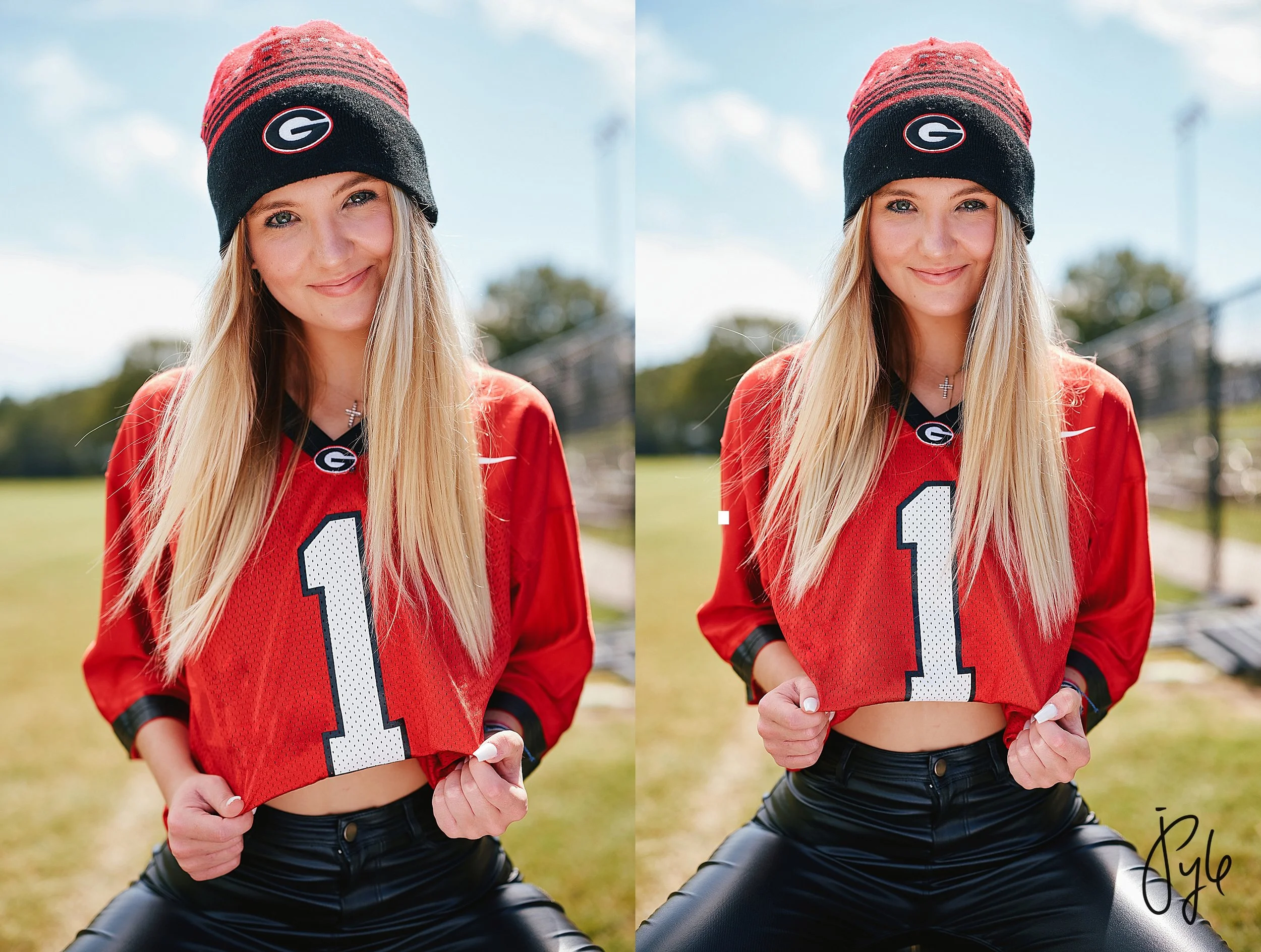 Mary Beth, DAWG FAN, UGA, Georgia Game Day, Senior, Senior Portfolio