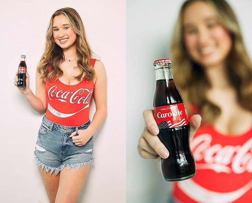 Unlimited @cocacola for your birthday #jpylesenior @carolineryann_ 🎂 🥤 🌟 #jpyle #senior #theseniorbest #newnan #georiga #coke #cocacola #seniors #seniorpics