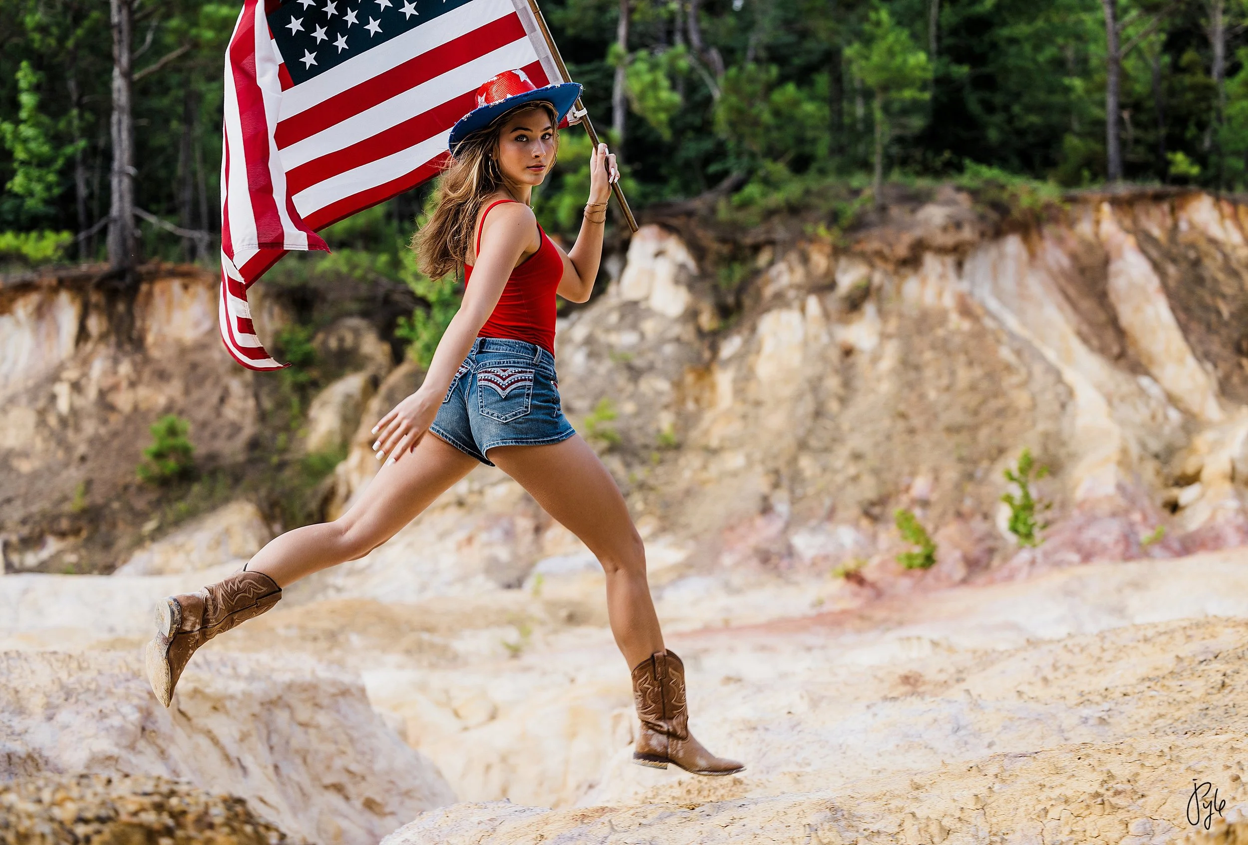 Carsyn, Senior, Americana, Senior Portfolio, Fourth of July