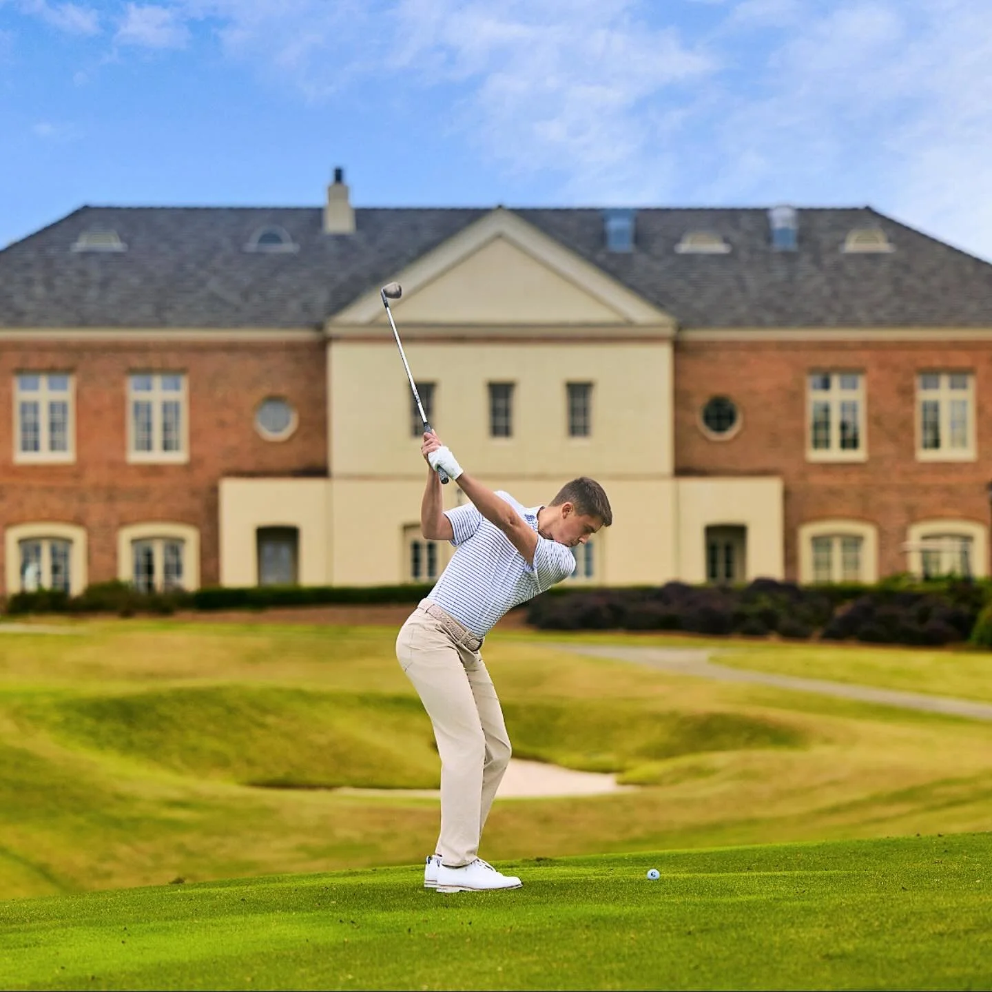 Senior Sunday views. ⛳️ #jpylesenior @greenislandcountryclub Andrew #classof2026 #knight #golf #musician