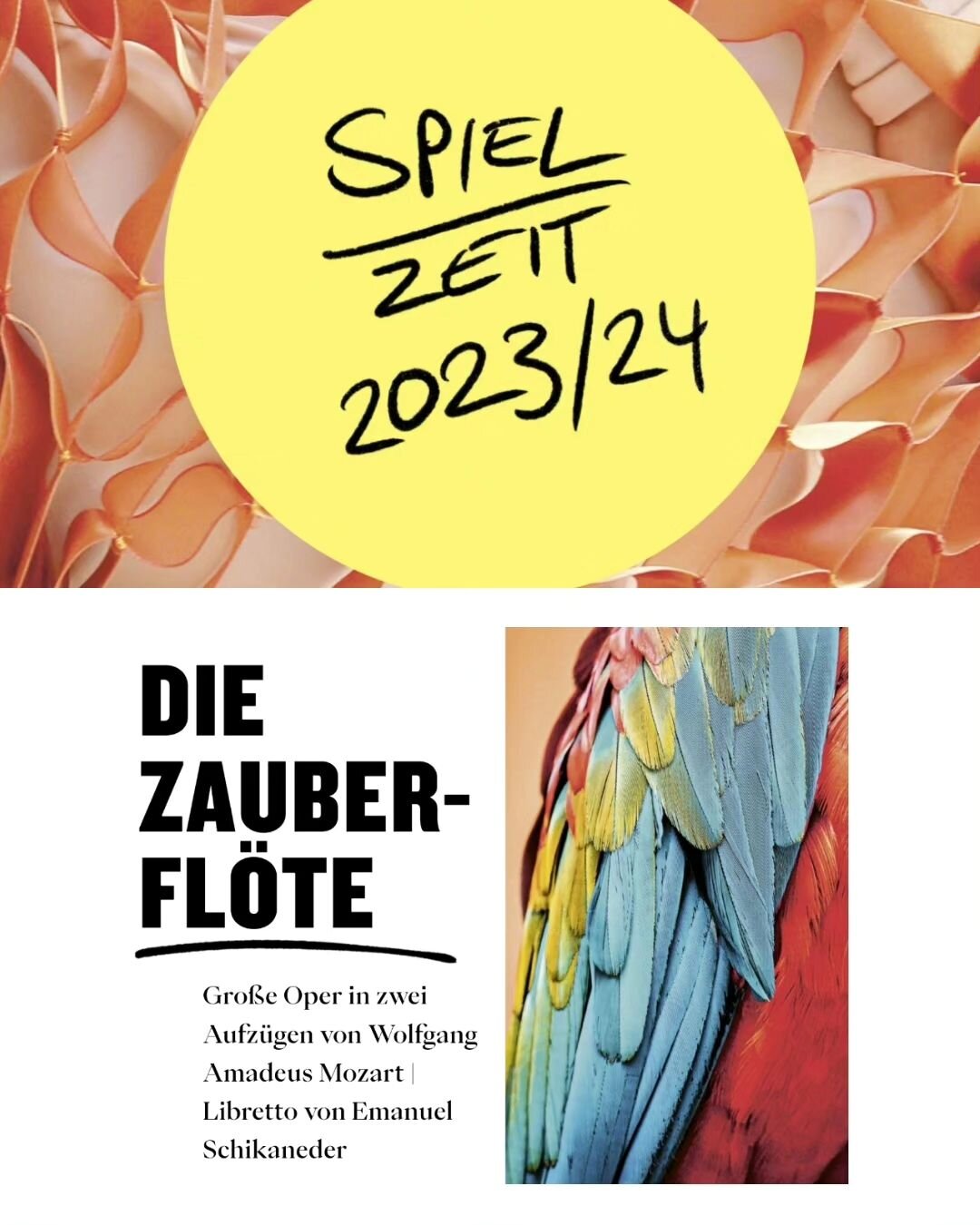 🪈🐦 Looking ahead to a brand new production of 'Die Zauberfl&ouml;te' at the start of next season, and the chance to reimagine one of my favorite roles 🦜🦚

#zauberfl&ouml;te #papageno #mozart #opera #operasingersofinstagram #operleipzig #gewandhau