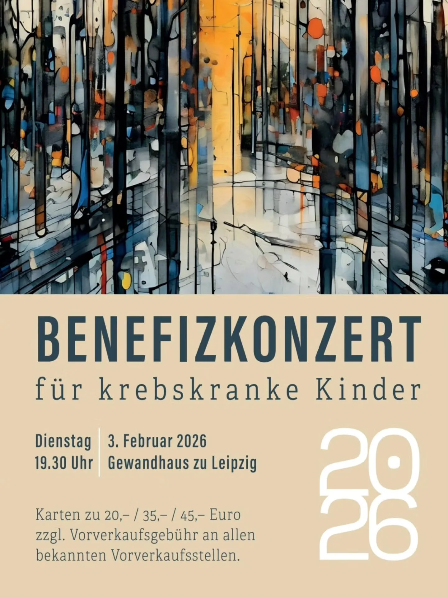 🎶🎻 Dieses j&auml;hrliche Benefizkonzert findet zugunsten der &bdquo;Elternhilfe f&uuml;r krebskranke Kinder&ldquo; @elternhilfe.leipzig in Leipzig statt.

Das Orchester vereint Musiker des Gewandhausorchesters, der Musikalischen Kom&ouml;die, des M