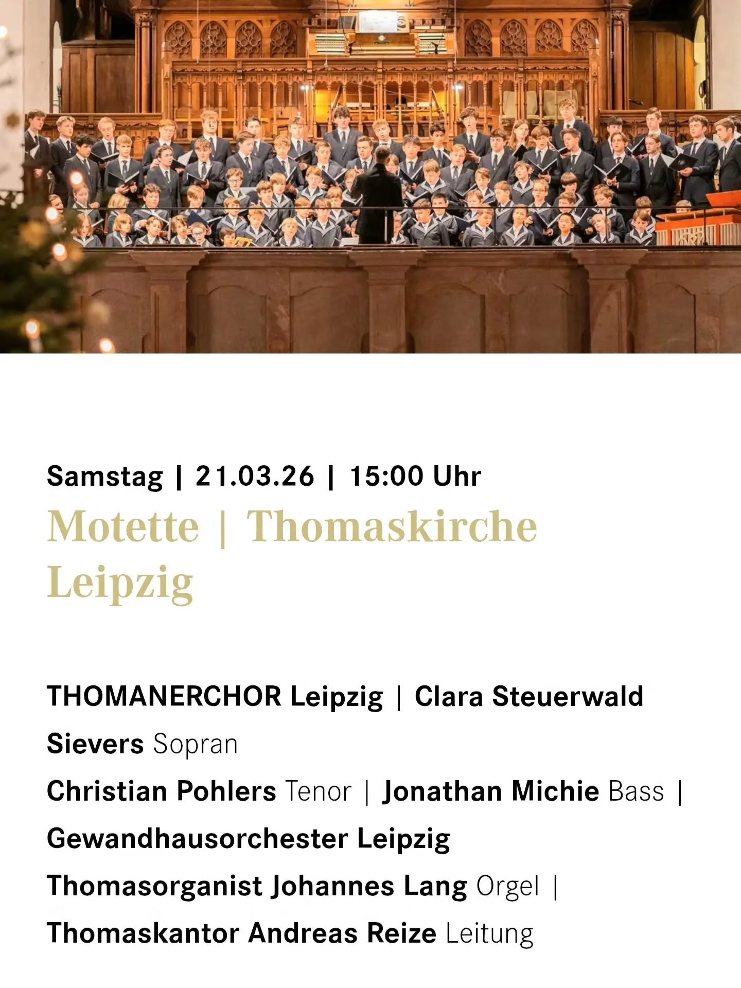 🎶 Happy 341st Birthday to J.S. Bach 🎶

Motet BWV 127 today in the Thomaskirche. 

#bach #thomanerchor #baroque #geburtstag