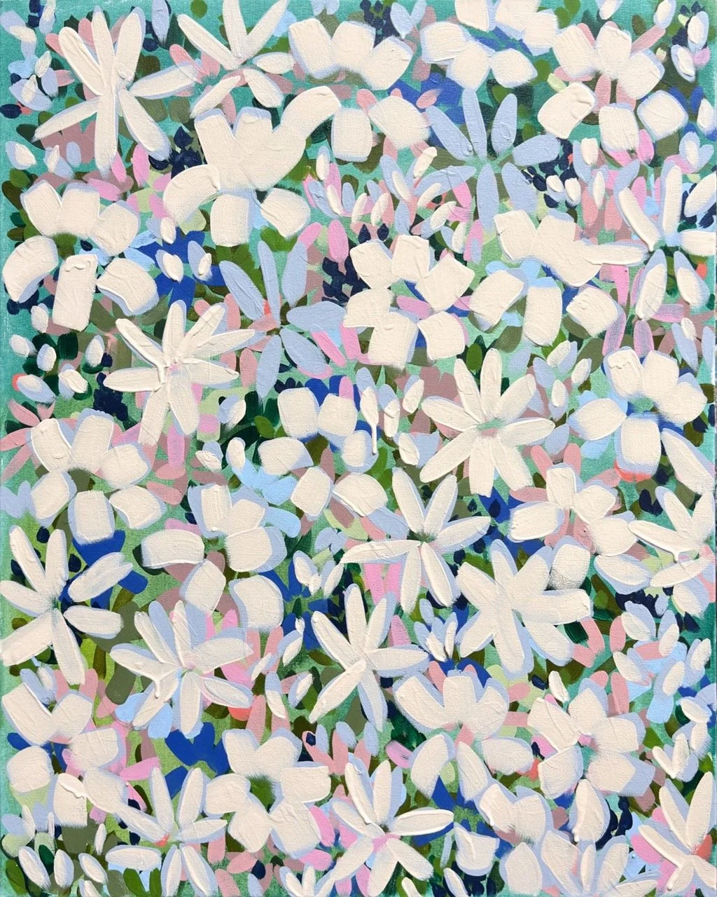 "All the Way Awake" 30x24x1.5in - Original Painting on Canvas