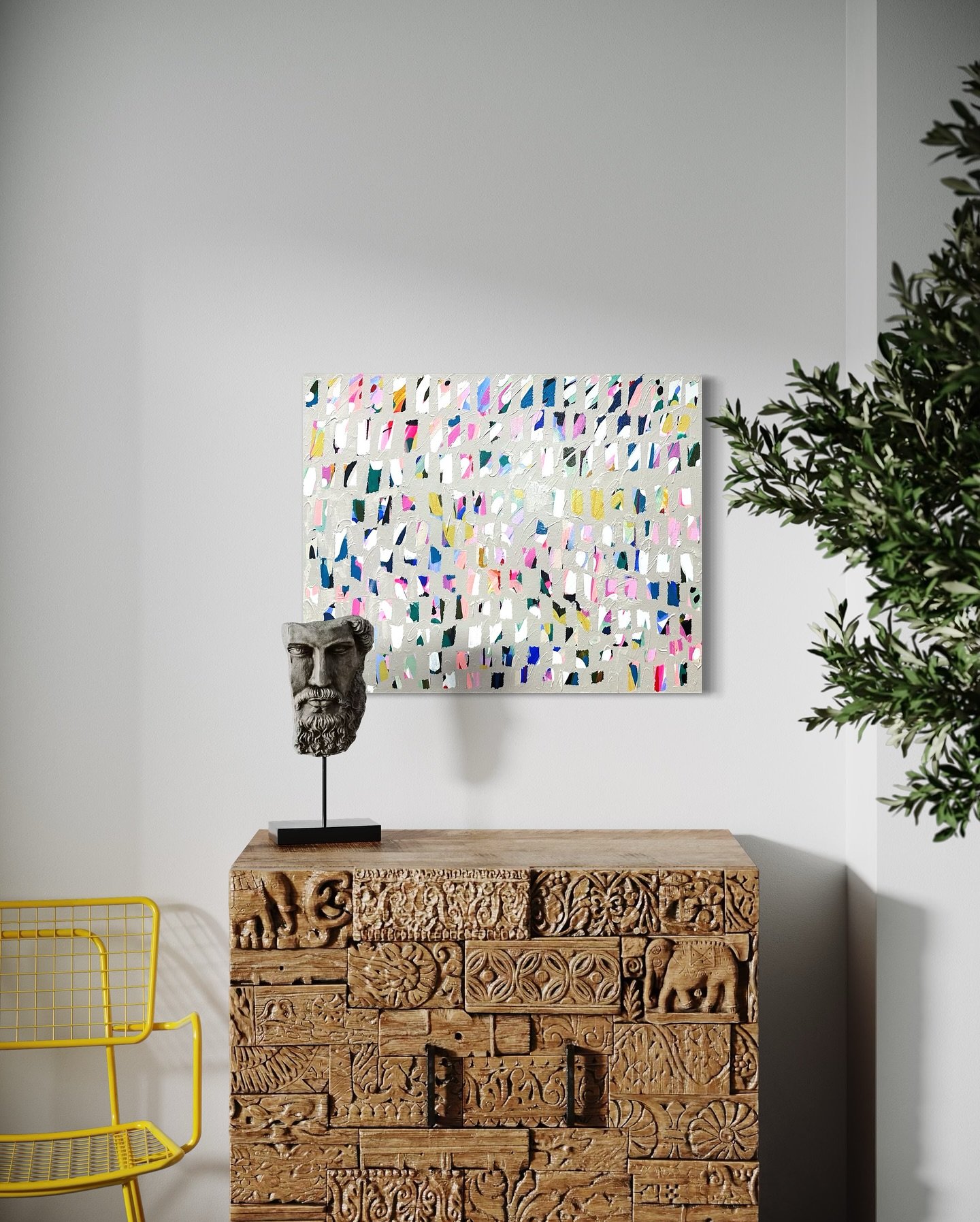 Everything That Matters Most&rdquo; - A celebration of the little moments&mdash;the subtle pops of color that, when woven together, tell a story of joy, reflection, and depth. Each tiny brushstroke is a piece of the puzzle, adding warmth, movement, a