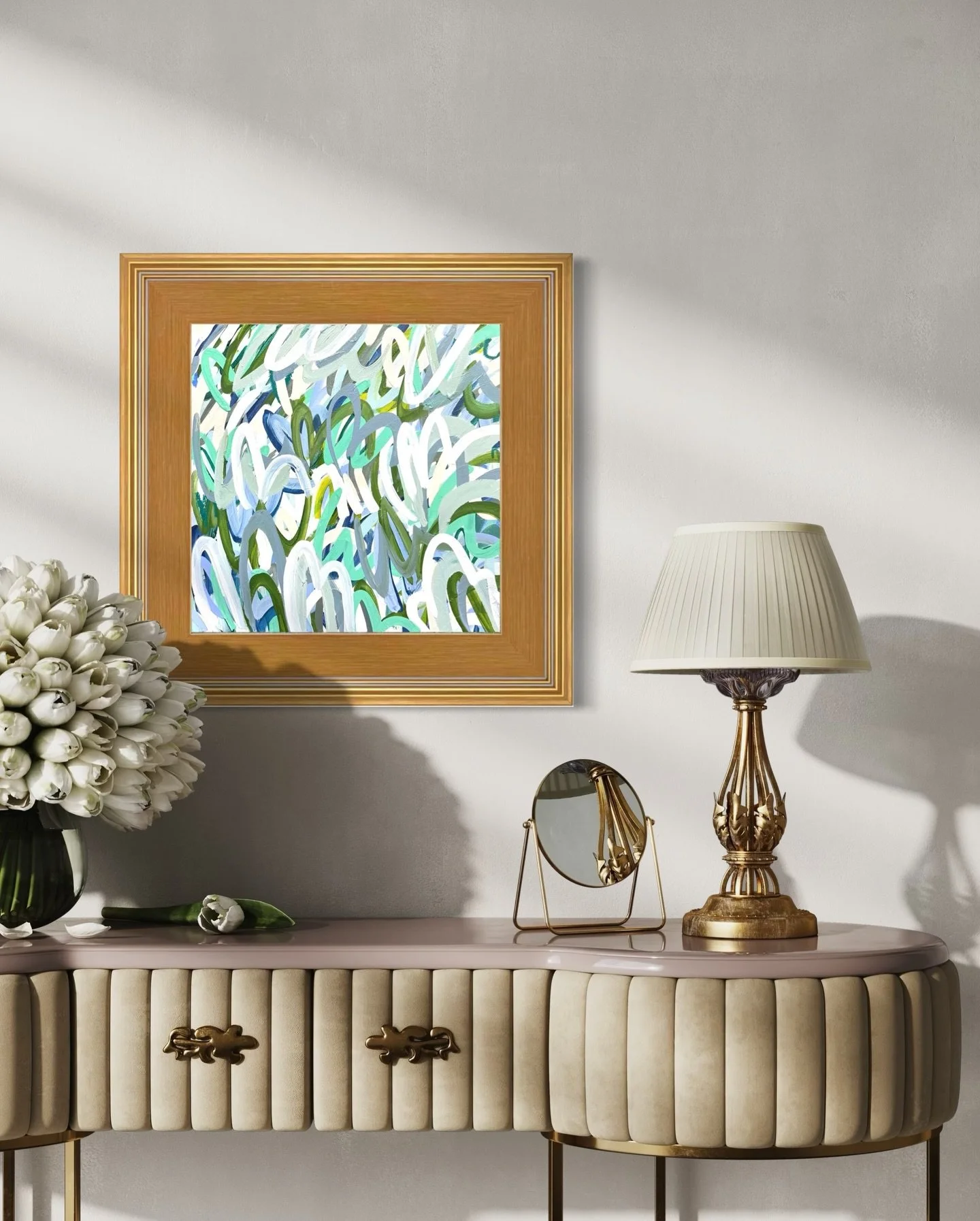 Easing out this year with some studio time. Just listed this one on my site. 💙