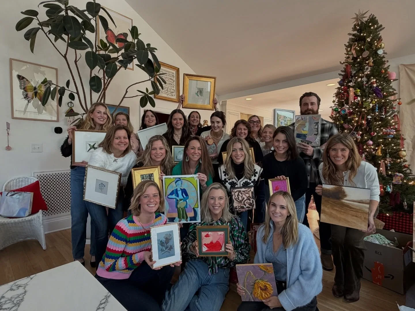 Getting to share, swap (art, stories, etc, etc) and even just participate in this group of amazing artists will never get old. I&rsquo;m so grateful for this crew today and every day. The Nashville artist community is a treasure!!