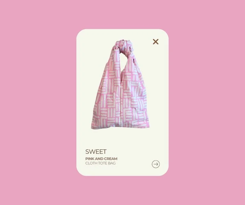 A little mother daughter magic.

I designed the fabrics, my mom stitched each one by hand, and today I get to share this small but mighty collection of cloth tote bags with you. Seven styles, each with its own personality &mdash; soft, playful, artfu