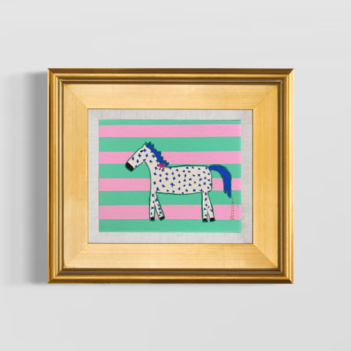 “Jo" 8x10 original on canvas board with frame