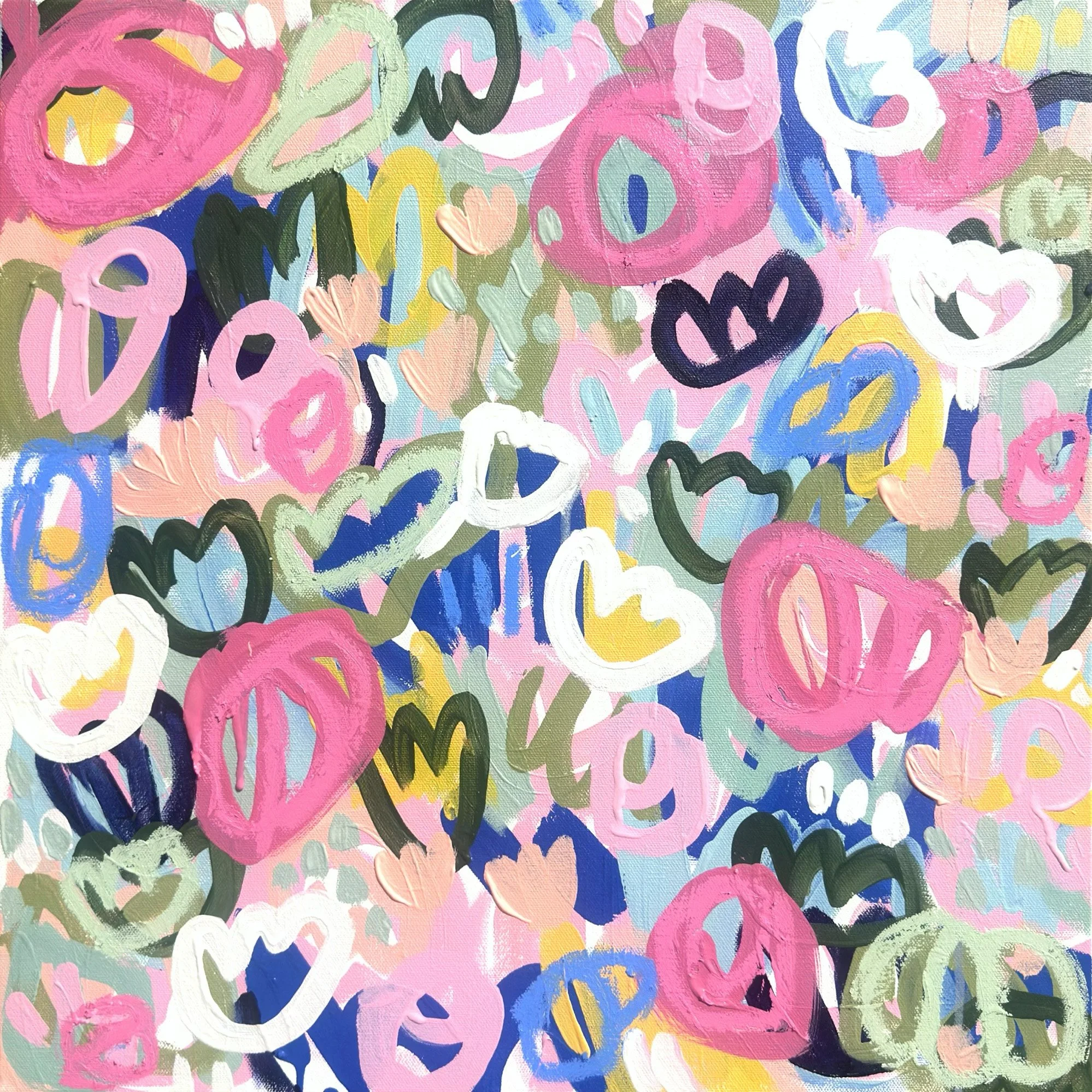 "Morning Tea" 20x20x1.5 inches | Original on Canvas