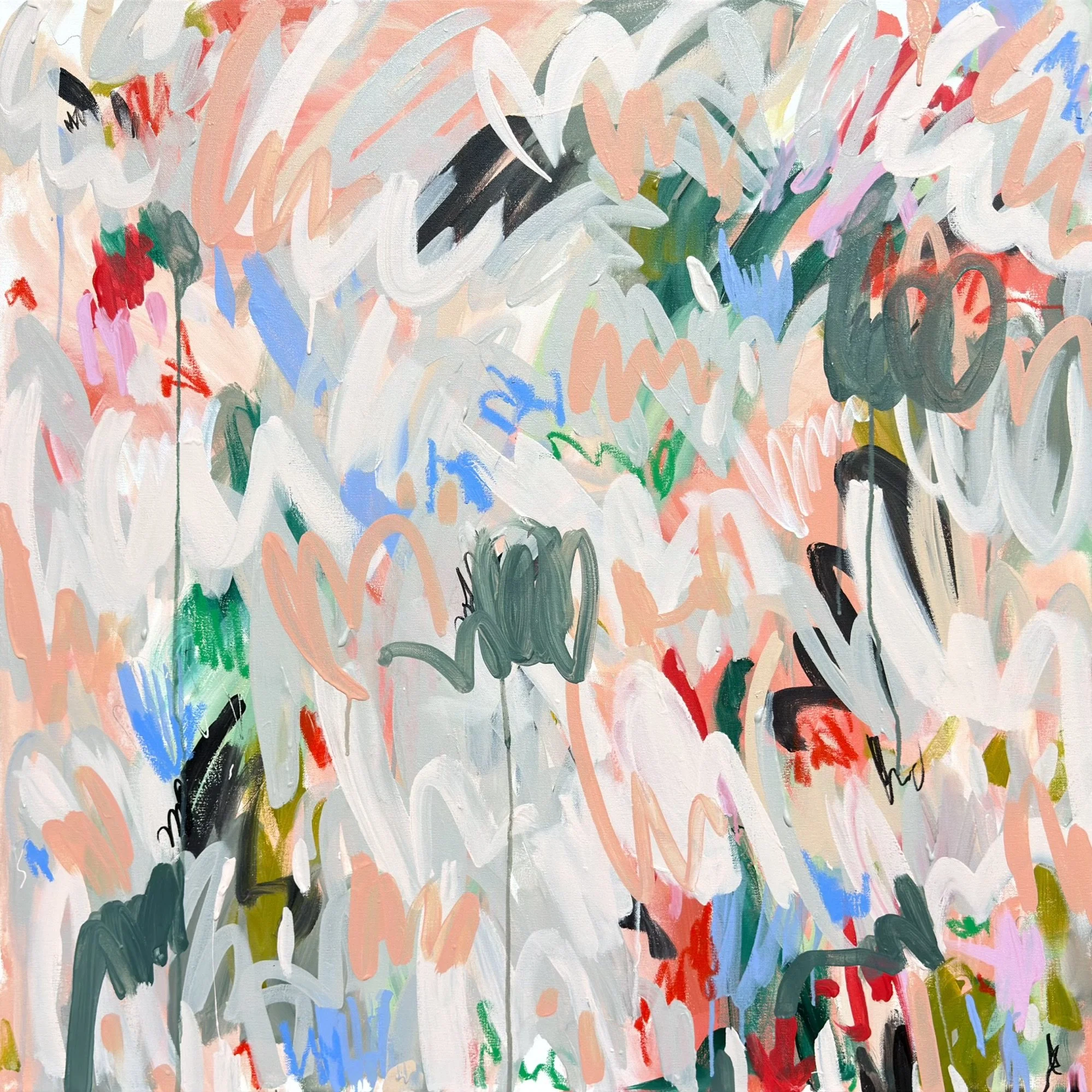 "Out of the Ordinary" 36x36x1.5 in. - Original Painting on Canvas