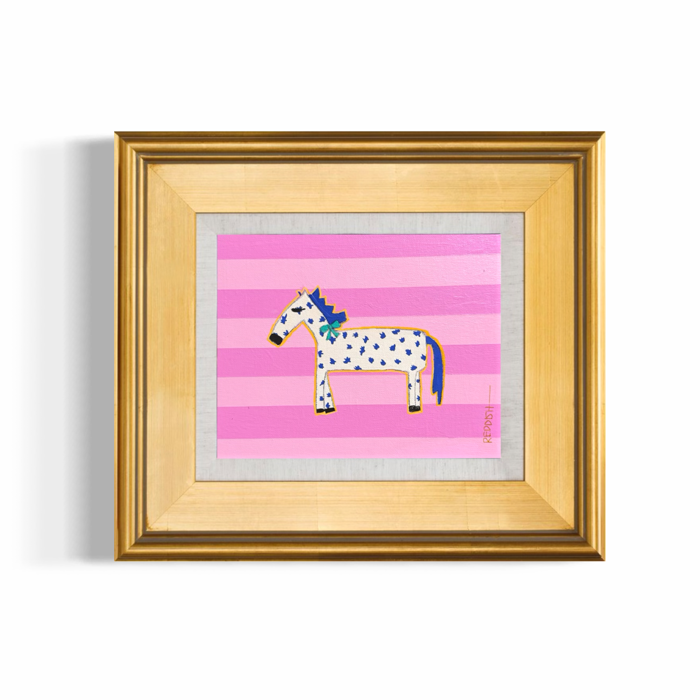 “Baby” 8x10 original on canvas board with frame