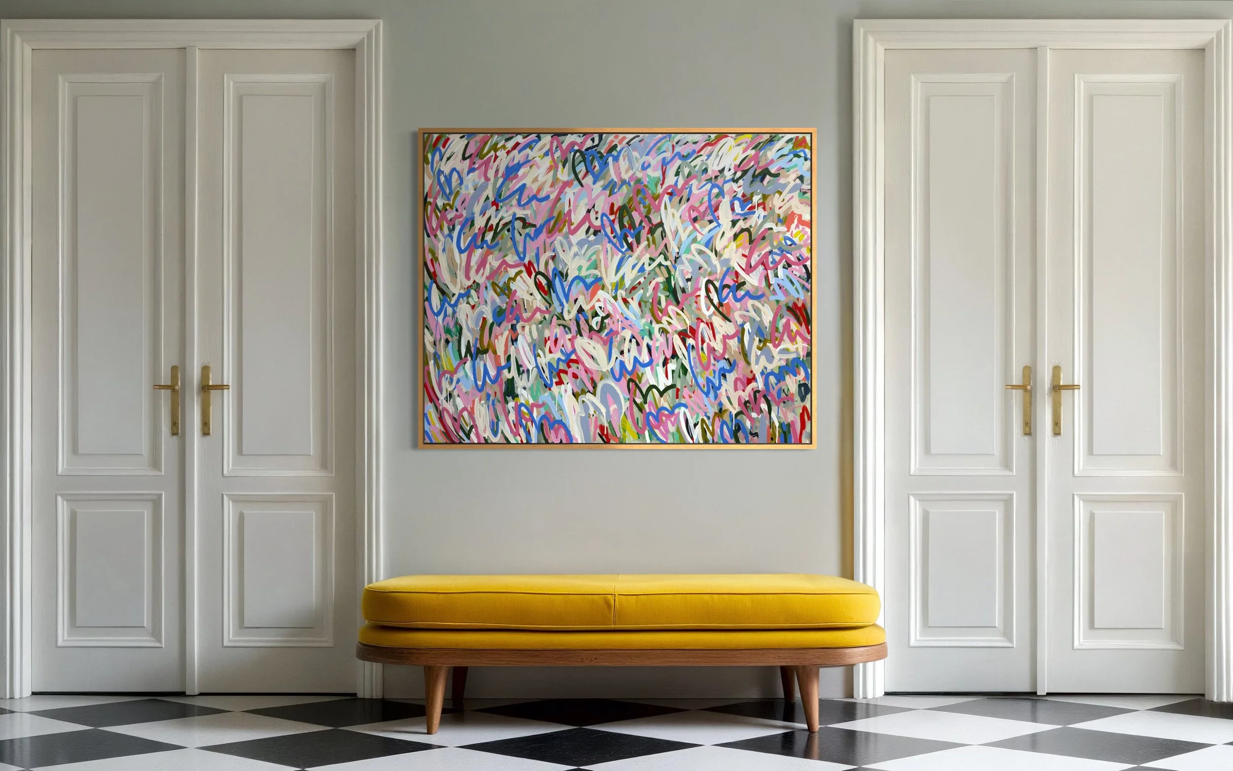 "Oh My, My" 60x48x1.5" Original Painting on Canvas