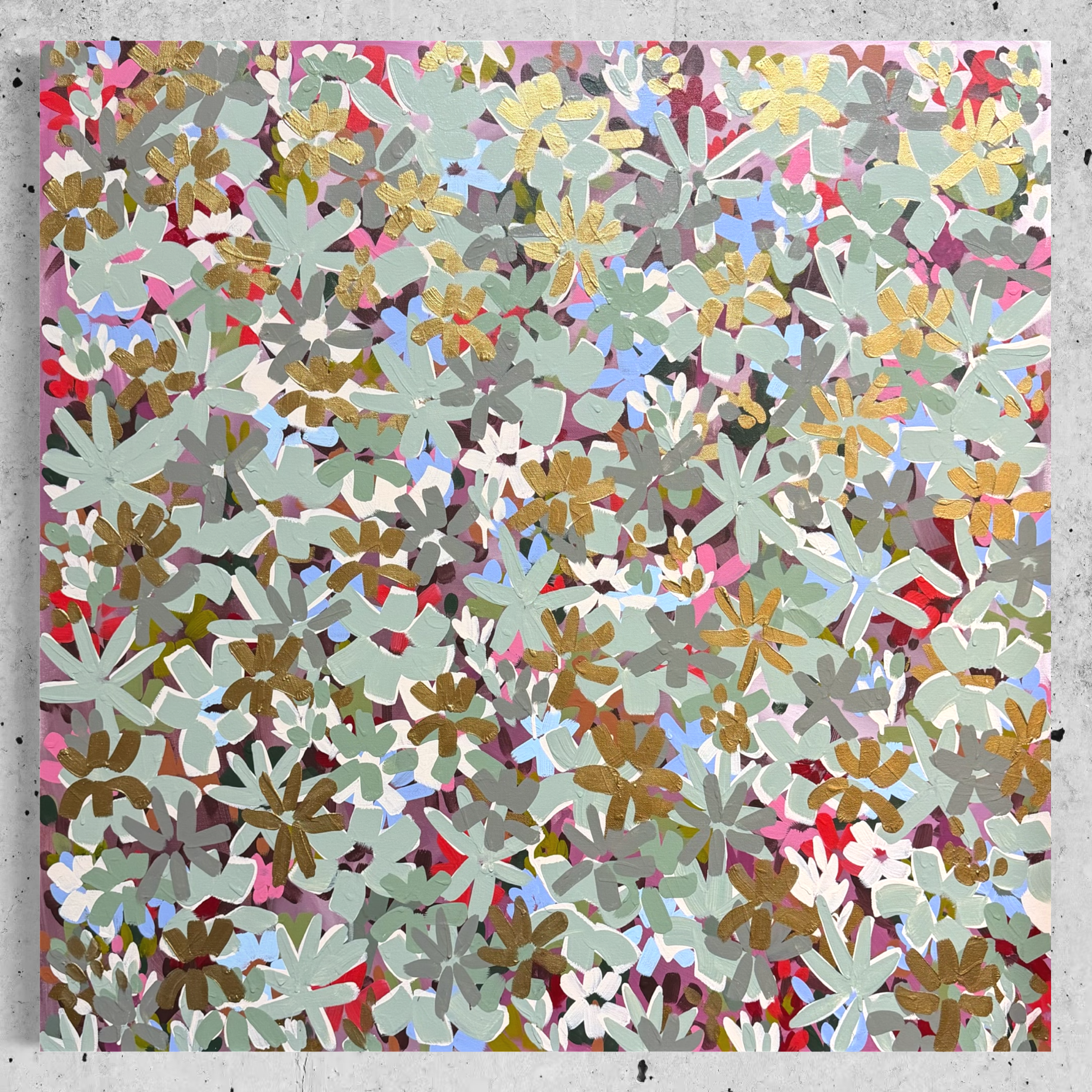 "In the Good Light" - 36x36x1.5 inches - Original on Canvas