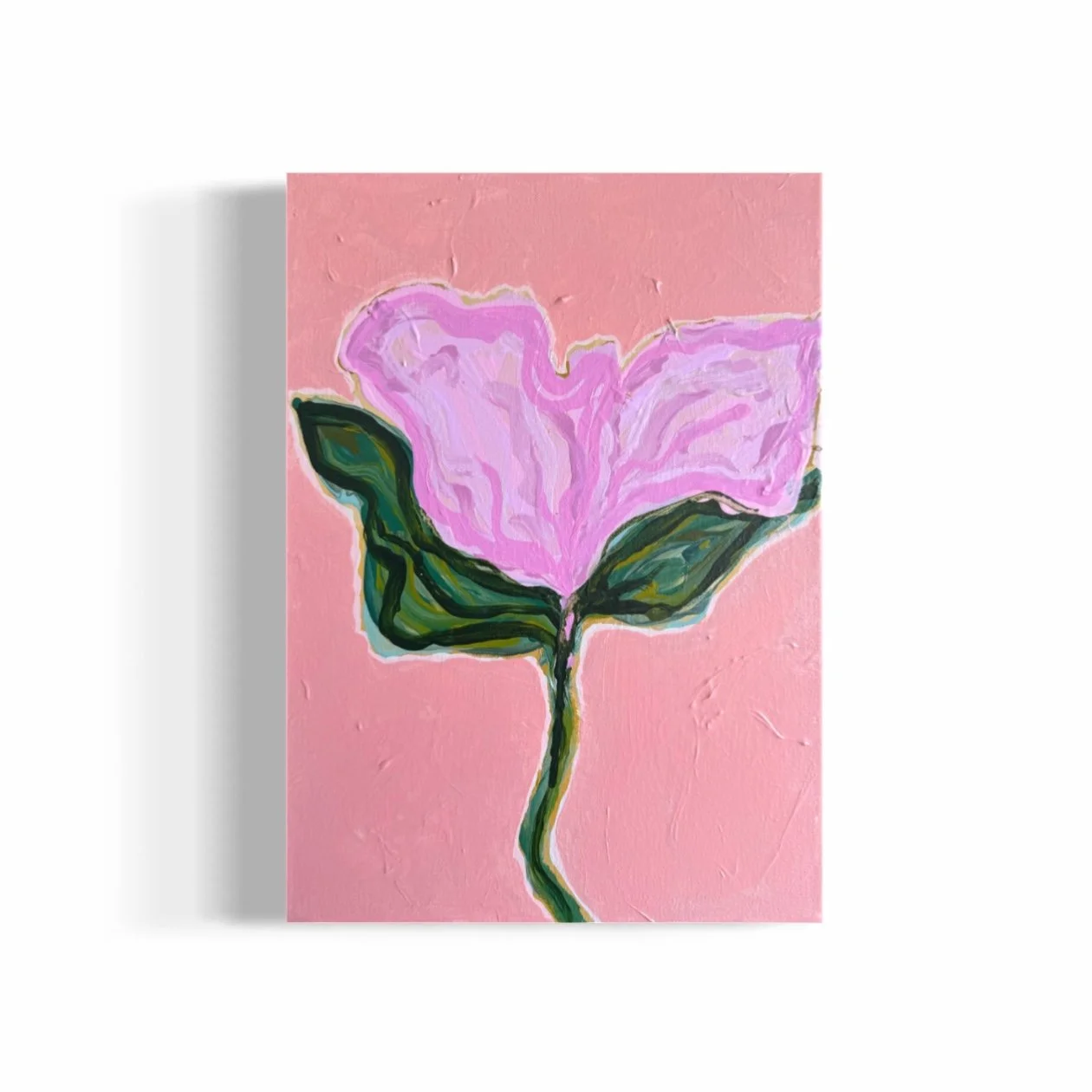 "Wild Bloom III" 14x11x1.5inches - Original Painting on Canvas