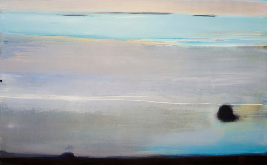 Beach II, oil on canvas, Meg Holgate, 2012