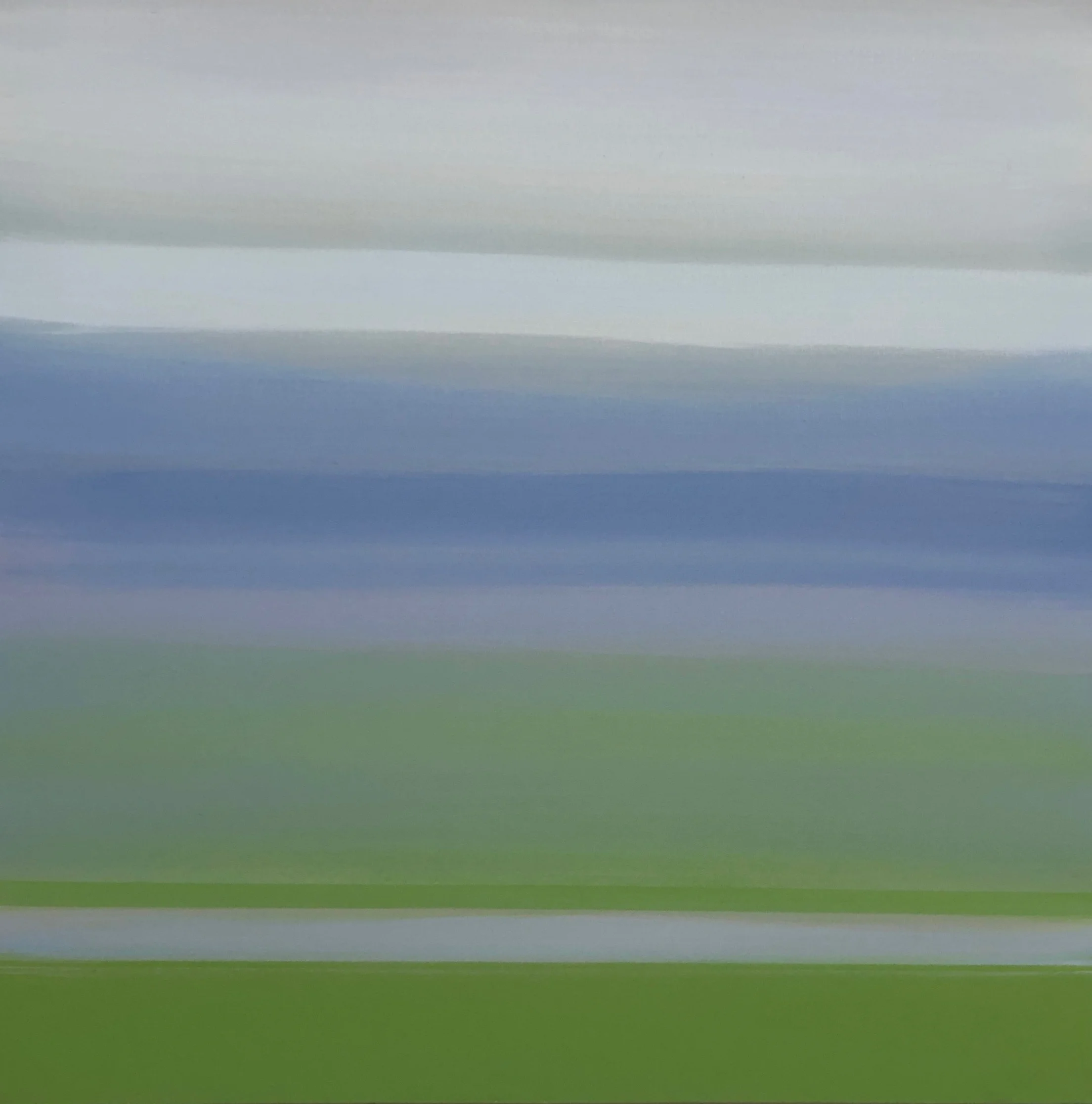 Skagit III, mixed media on canvas, 30" x 30"