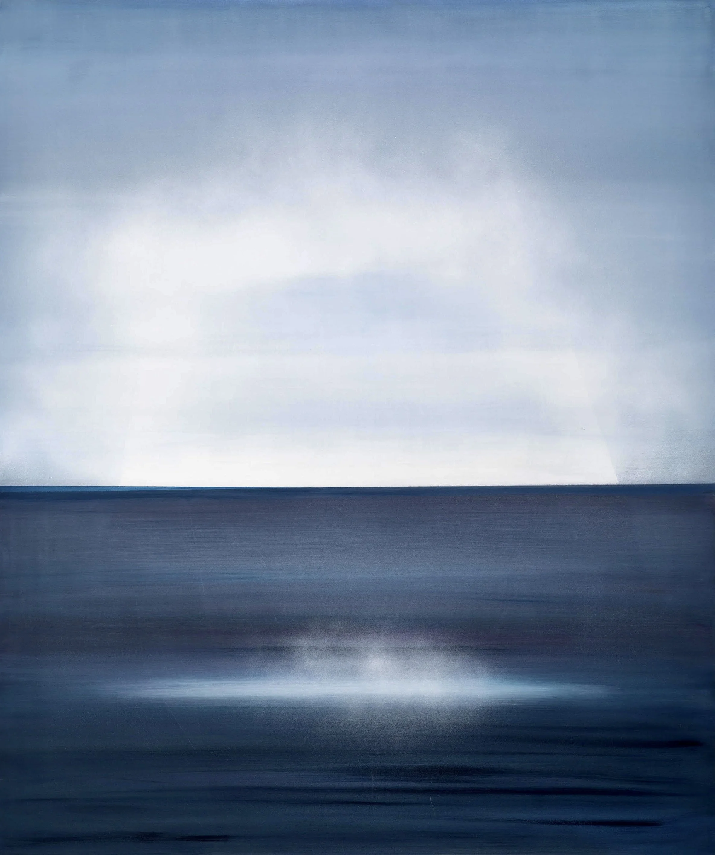 Disappearing, oil on canvas, 72" x 60"