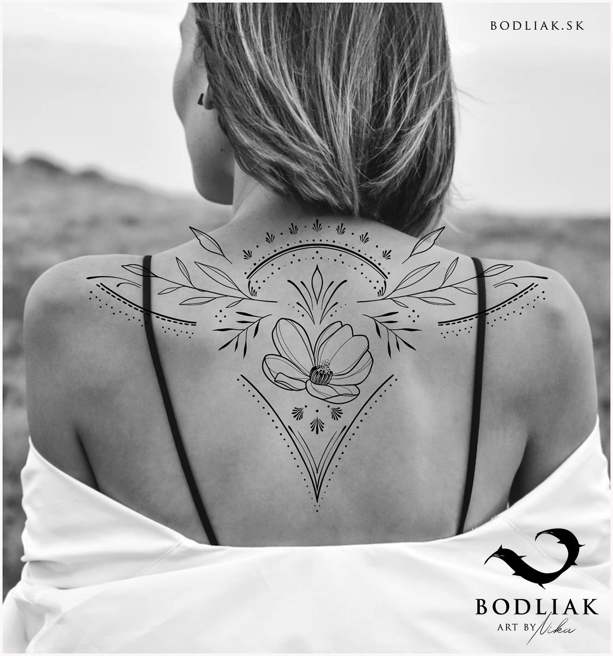  bodliak-bodliaktattoo-motiv-design-original-nika-tetovanie-tattoo-line-linetattoo-blacktattoo-flower-kvet-mandala-ornamentiky 