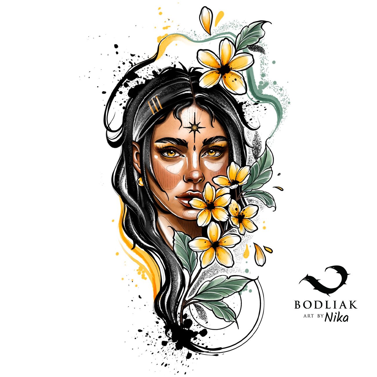 WomanTattoo_FemineTattoo_GoldenTouch_FloralTattoo_FloralWoman_WomanWithFlowersTattoo_TattooDesign_Navrh_Nika_Zilina_Colorwork_Fineline_Illustrative_Tattooidea_213.jpg