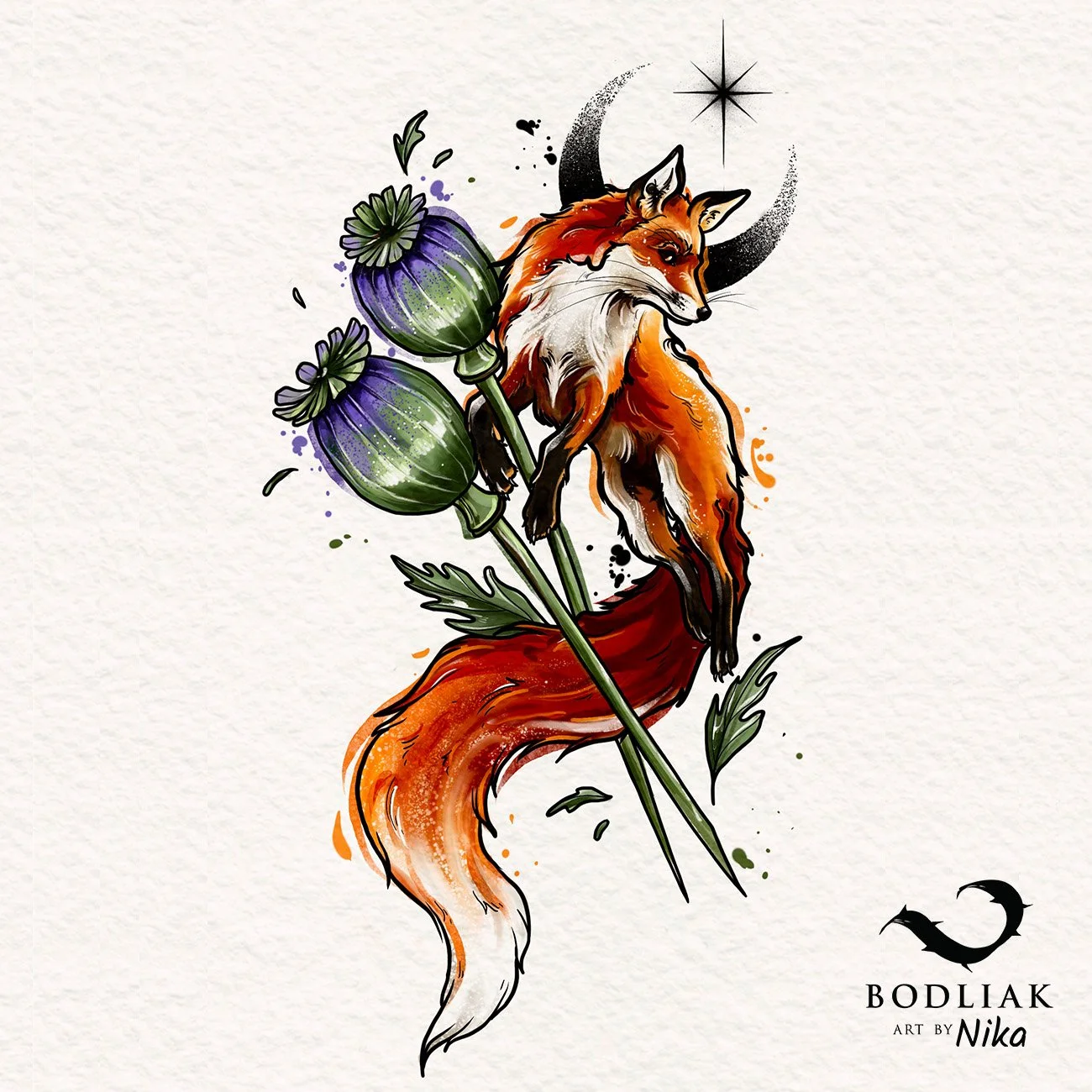 FoxTattoo_FoxLovers_NatureTattoo_FoxyTattoo_TattooDesign_Navrh_Nika_Zilina_Colorwork_Fineline_Illustrative_Tattooidea_223.jpg