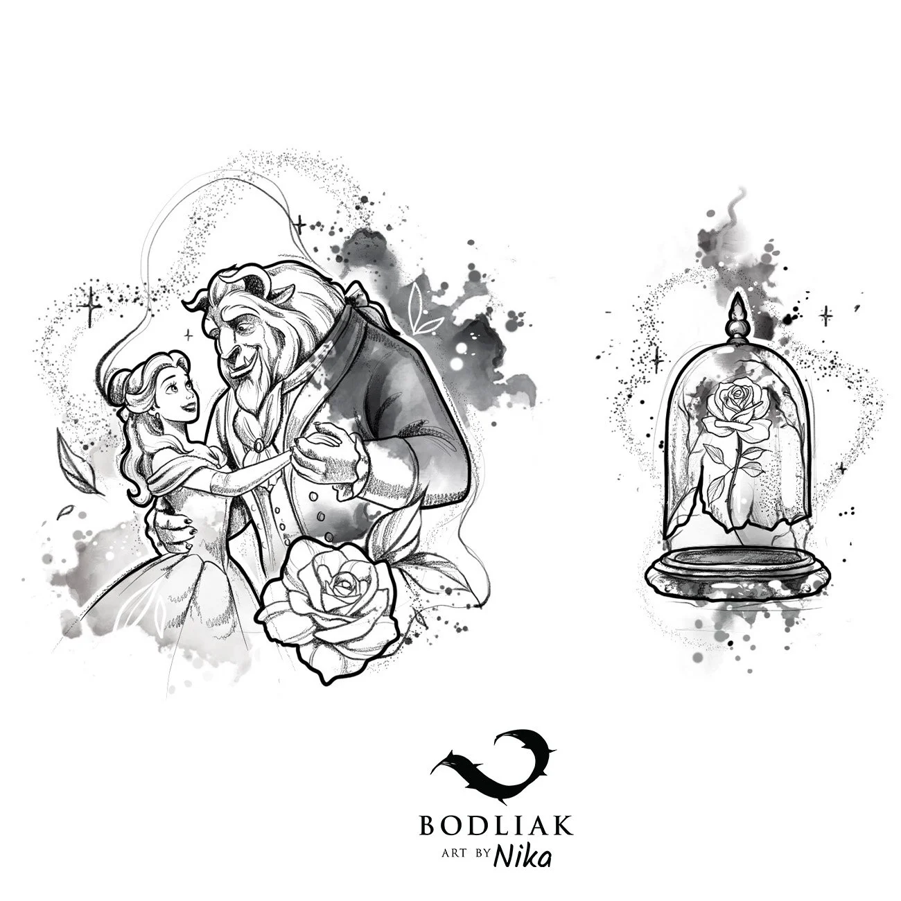 BeautyAndTheBeast_DisneyTattoo_BeautyAndTheBeastTattoo_CartoonTattoo_KraskaaZvieraTattoo_TattooDesign_Navrh_Nika_Zilina_Colorwork_Fineline_Illustrative_Tattooidea_228.jpg