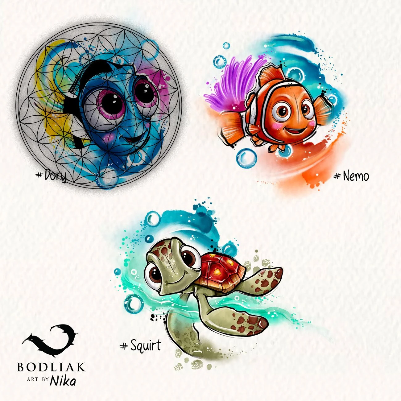 NemoTattoo_DoryTattoo_SquirtTattoo_FindingNemoTattoo_FindingDoryTattoo_DisneyTattoo_CartoonTattoo_PixarTattoo_TattooDesign_Navrh_Nika_Zilina_Colorwork_Fineline_Illustrative_Tattooidea_229.jpg