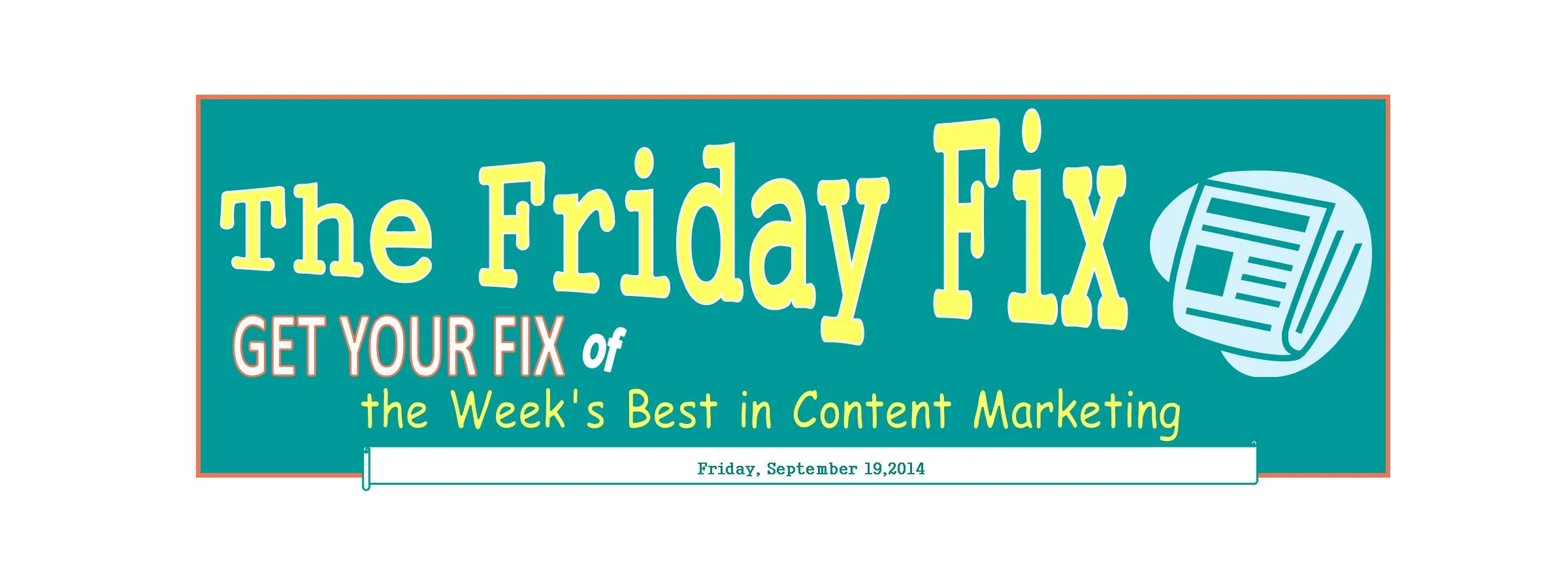 The Friday Fix - September 19, 2014