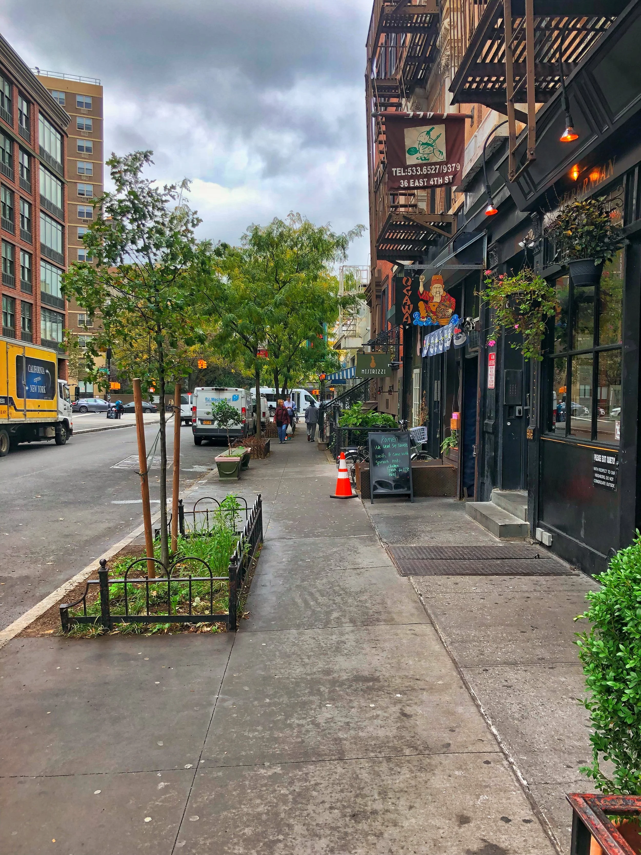 Strolling around the city 