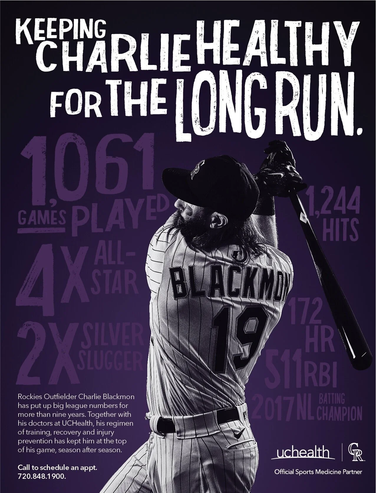 Charlie Blackmon Print Ad
