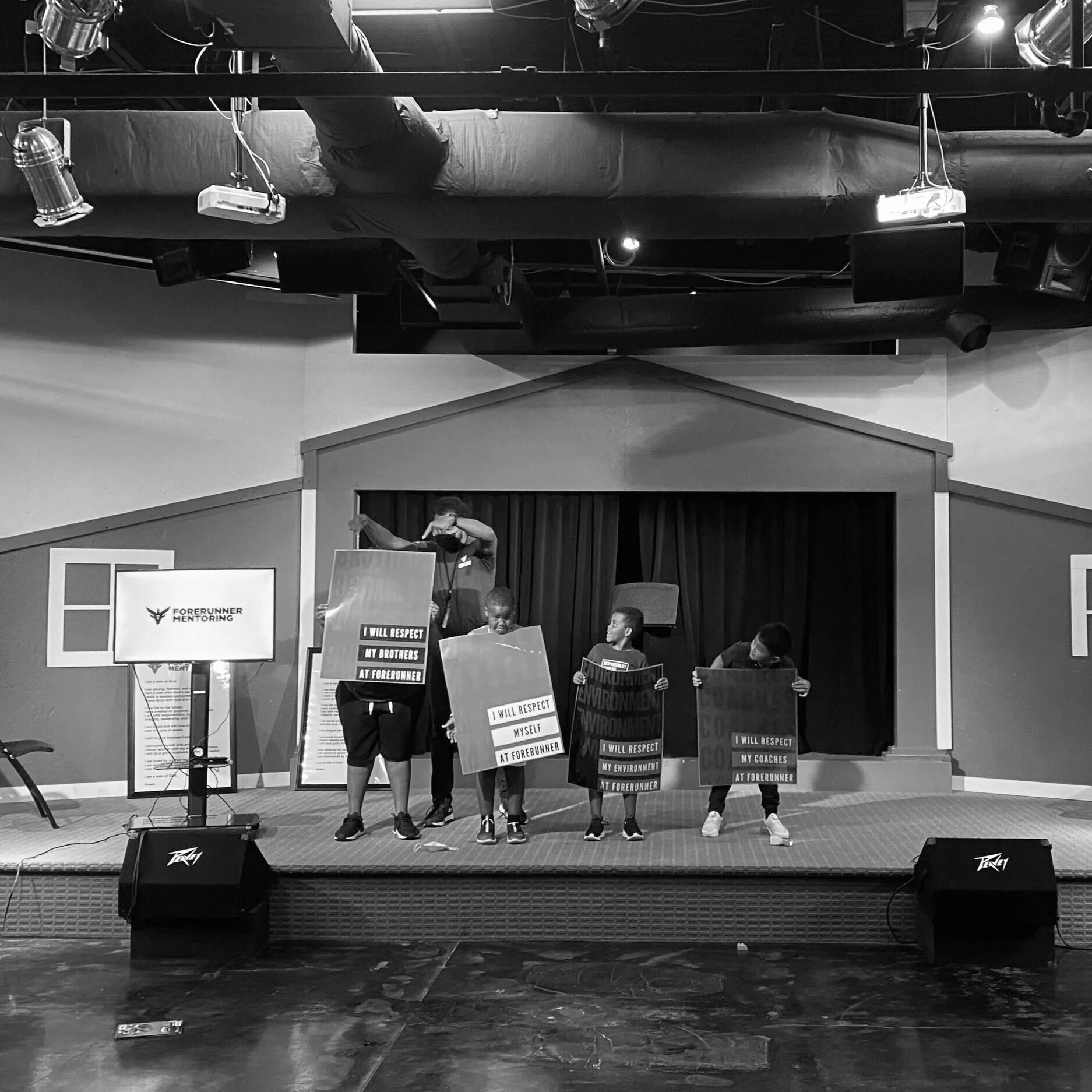 “WHO ARE WE?!” “FORERUNNER!”