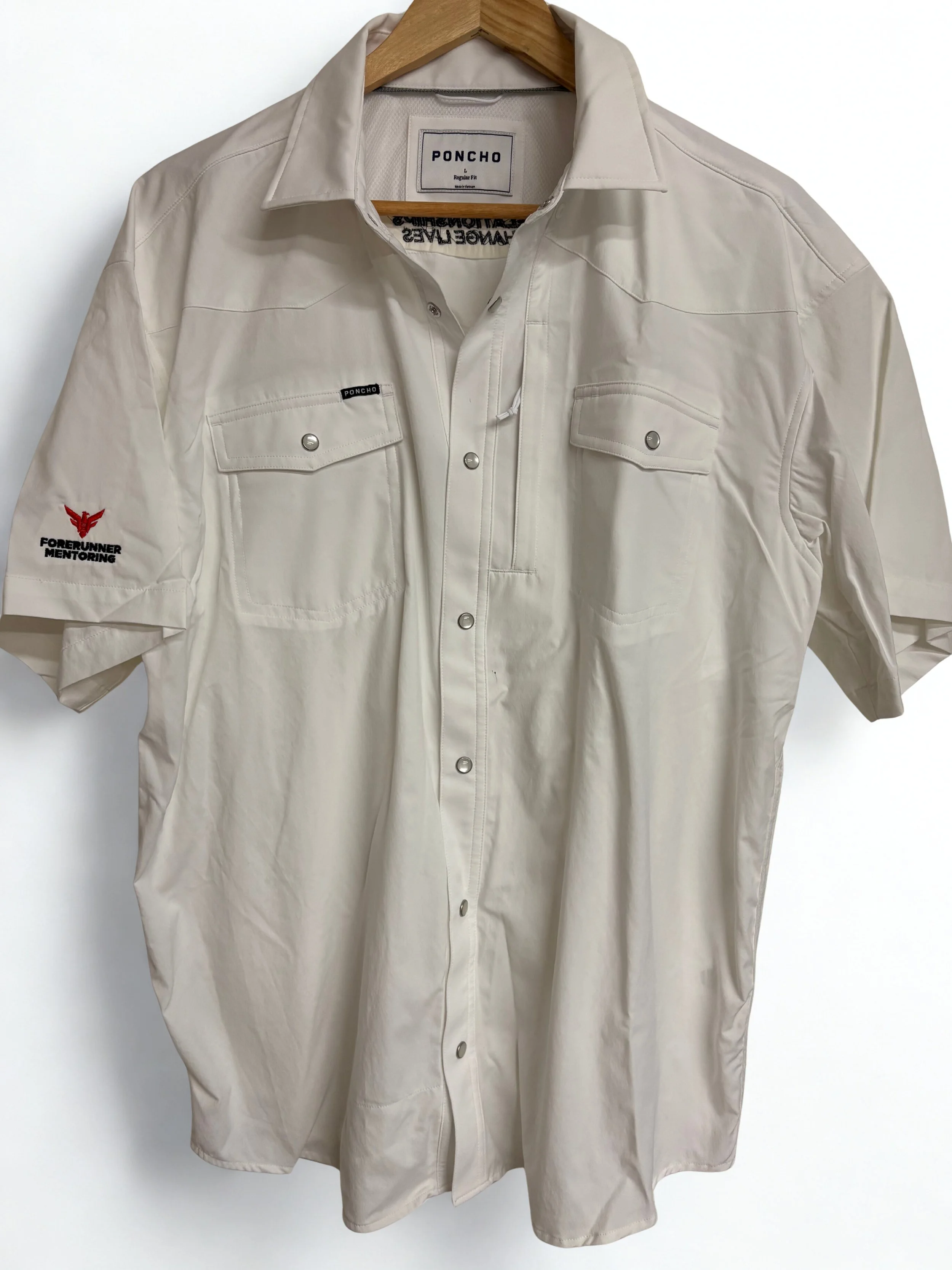 Poncho Shirt - White