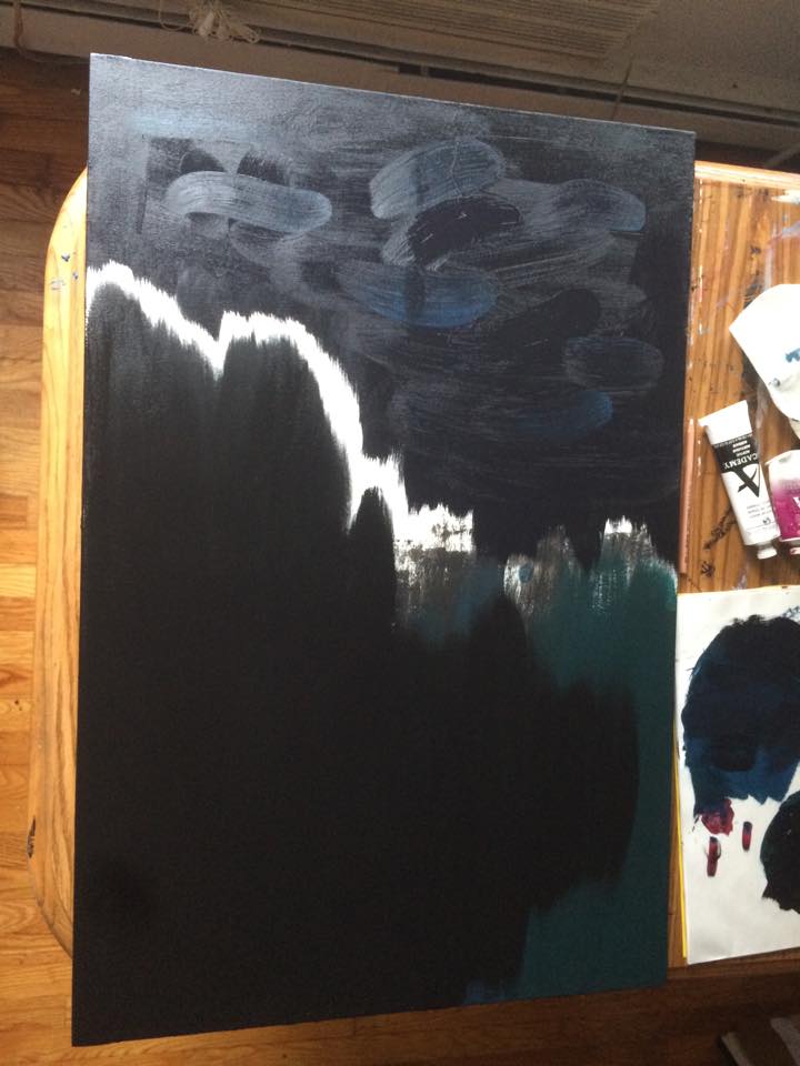 New painting started. 1 0f 3