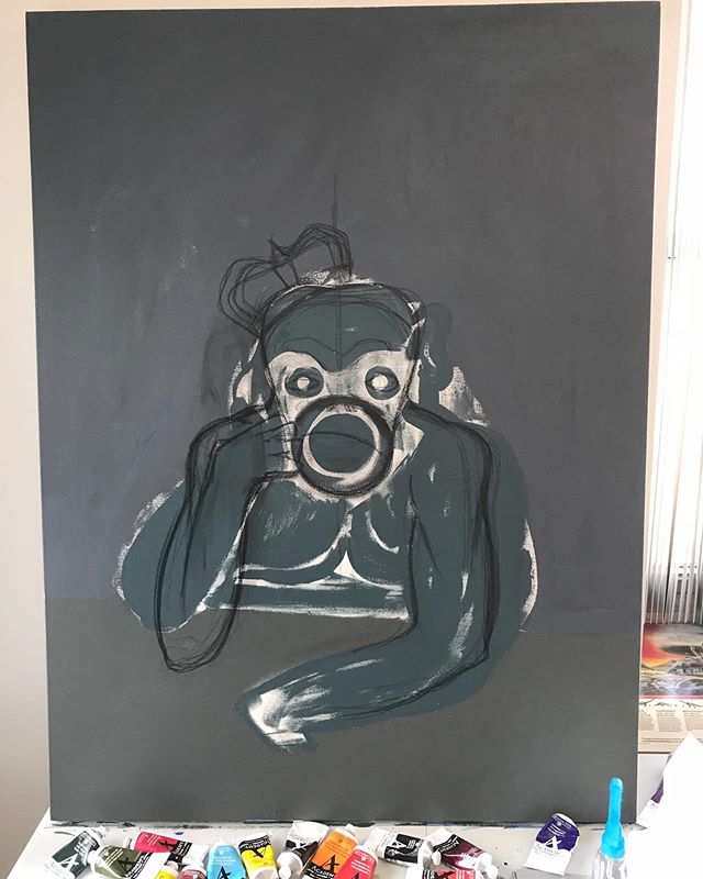 Finally got a charcoal sketch that feels closer to what I had in mind. Now I have to go to work... woah is me! #starvingartists #starvingartist #keephopealive #chicagoartist #chicagoartists #thehustleisreal #illustrator #illustratorsoninstagram #cof