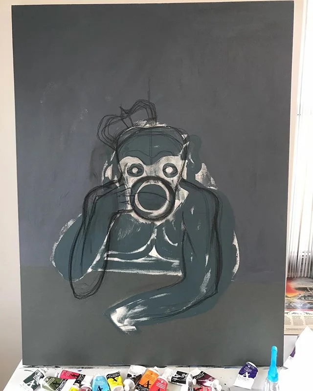 Finally got a charcoal sketch that feels closer to what I had in mind. Now I have to go to work... woah is me! #starvingartists #starvingartist #keephopealive #chicagoartist #chicagoartists #thehustleisreal #illustrator #illustratorsoninstagram #coffee #art