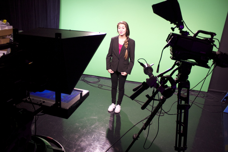  Tennessee anchor Raneem Imam actually recited lines from her role in  The 25th Annual Putnam County Spelling Bee  when taping her video spot for the  Election Night 2014  open (which doesn't include audio from the anchors). See if you can tell when 