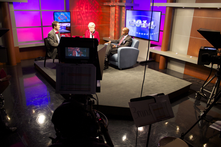 Shelby County Schools Superintendent Dorsey Hopson visited the studio to see our students in action and to talk with our political analysts.