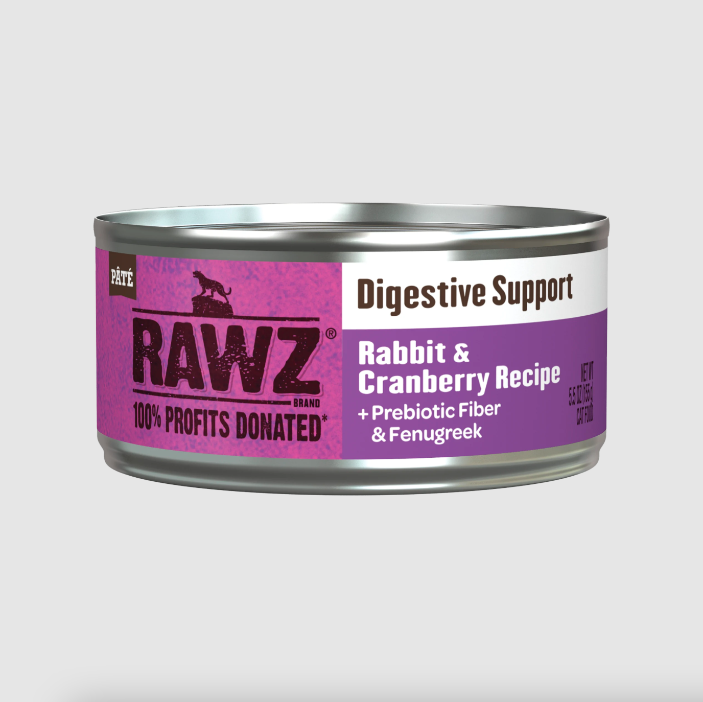 Rawz Digestive Support Rabbit and Cranberry for Cats