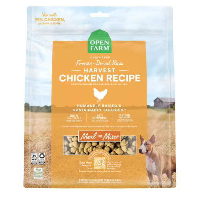 Open Farm Freeze Dried Chicken Recipe for Dogs