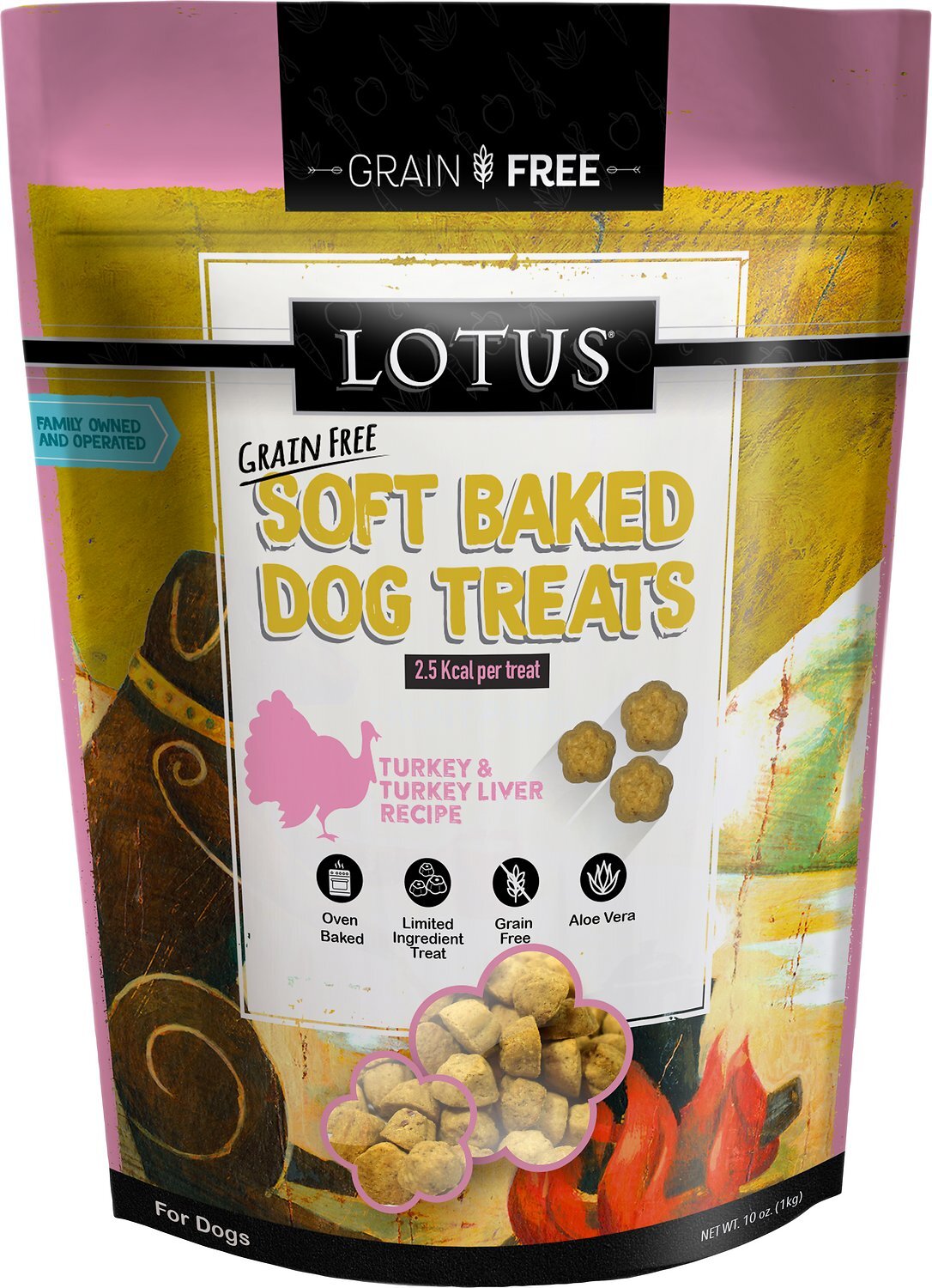 Lotus Soft Baked Turkey Dog Treats