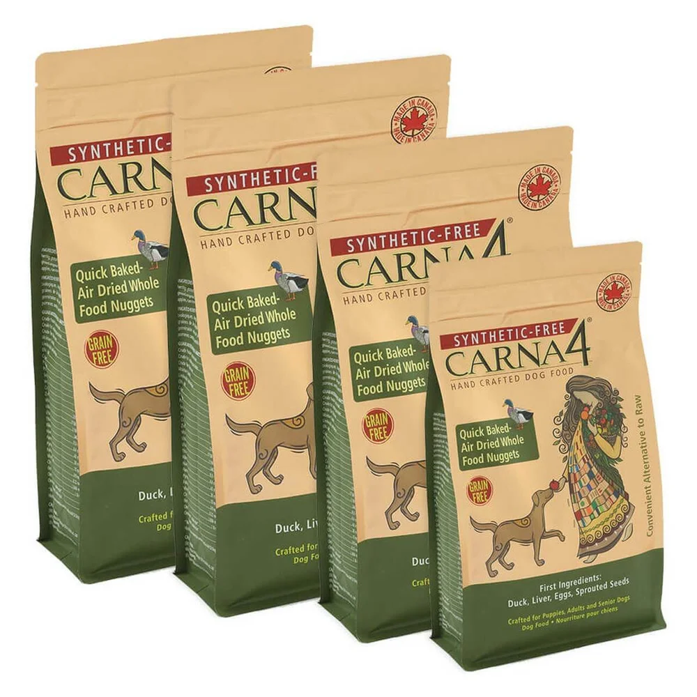 Carna4 Duck Quick Baked Whole Food Nuggets for Dogs  Jeffrey's Natural Pet  Foods