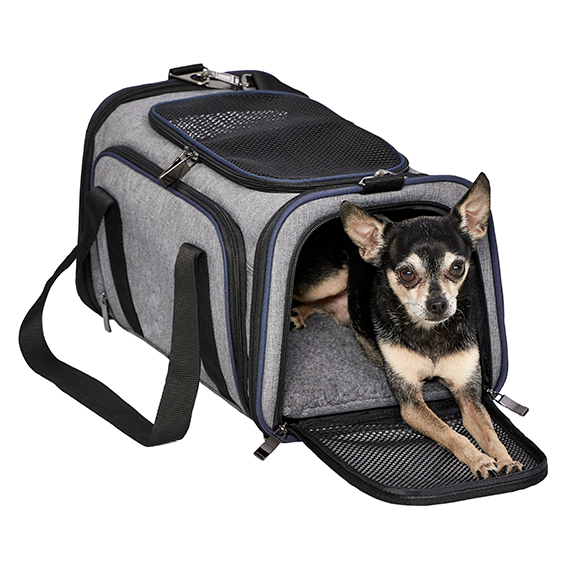Midwest Duffy Expandable Pet Carrier - Gray - Small