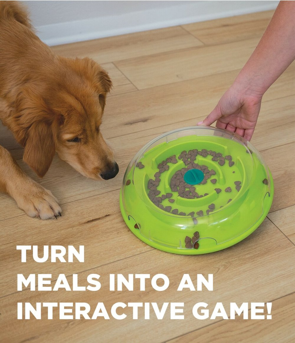 WOBBLE BOWL - SLOW FEEDER & DOG PUZZLE IN ONE - Nina Ottosson