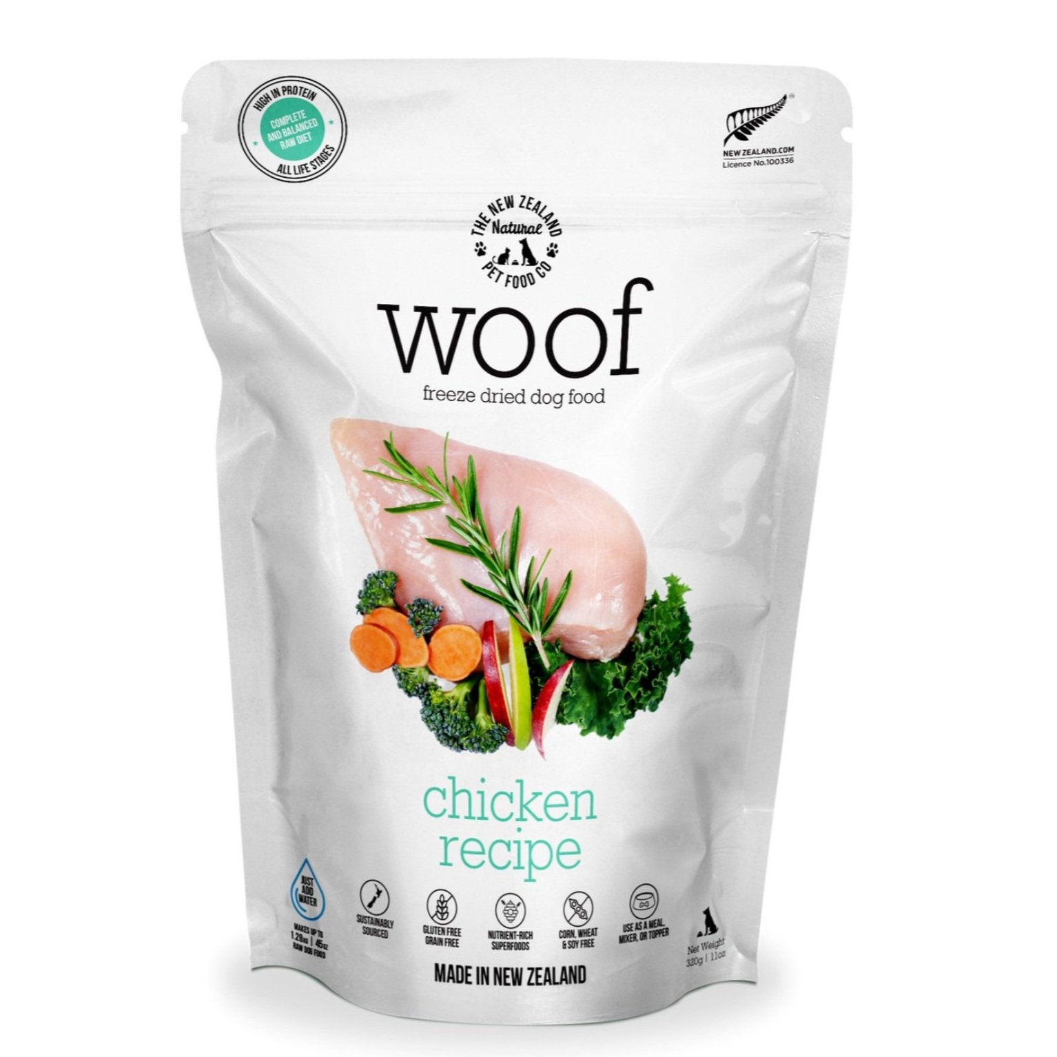 Woof Freeze Dried Brushtail for Dogs by The New Zealand Natural